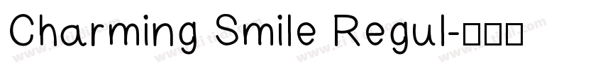 Charming Smile Regul字体转换